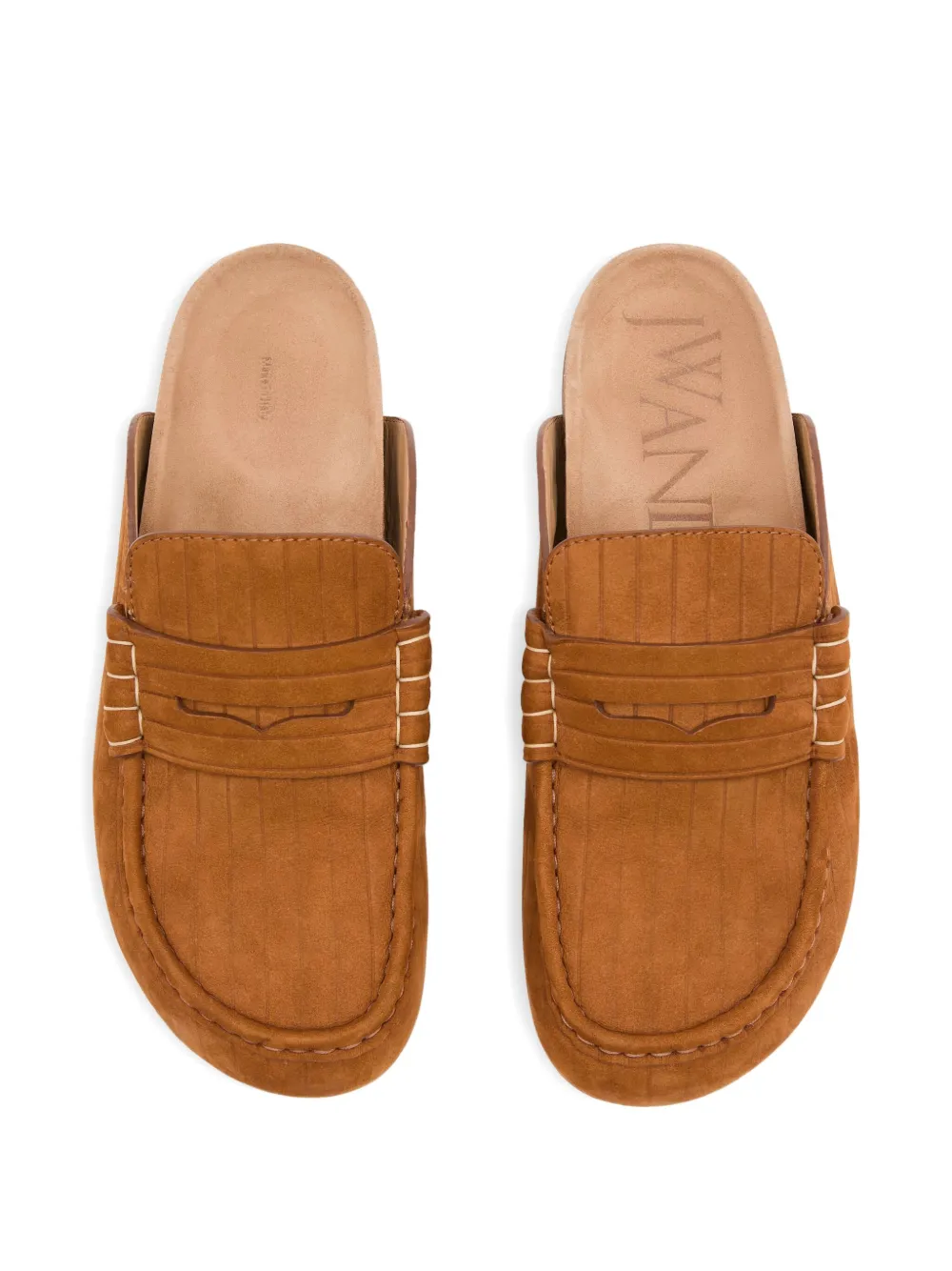 JW Anderson suede mules 604 CARAMEL