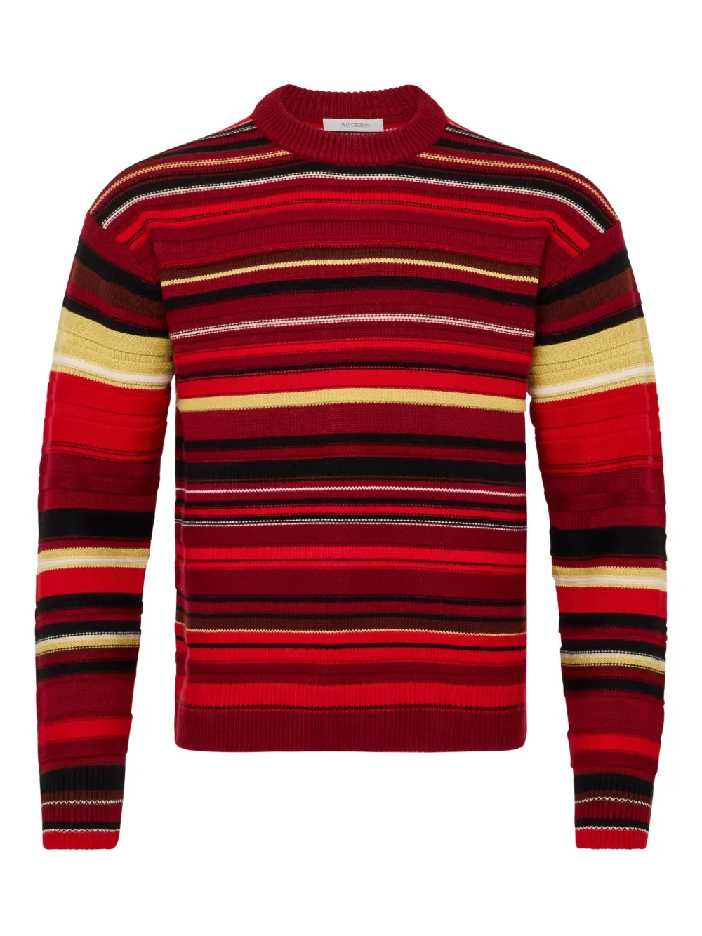 JW Anderson Gestreepte trui Rood