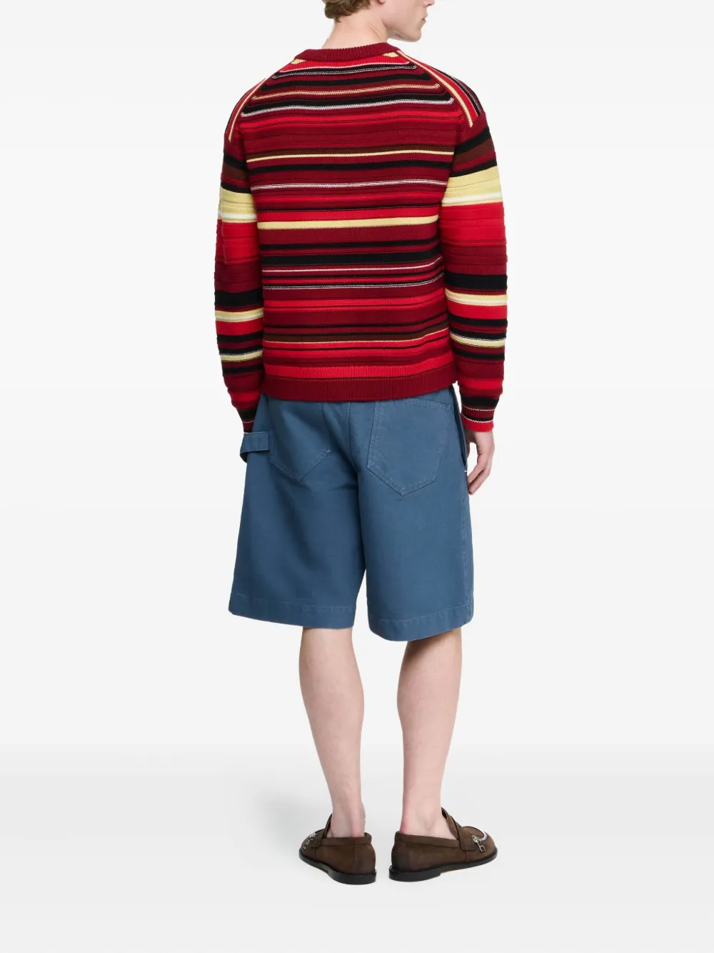 JW Anderson Gestreepte trui Rood