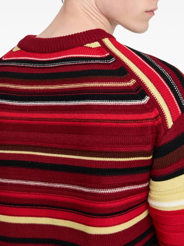 JW Anderson ストライプ セーター | レッド | FARFETCH JP