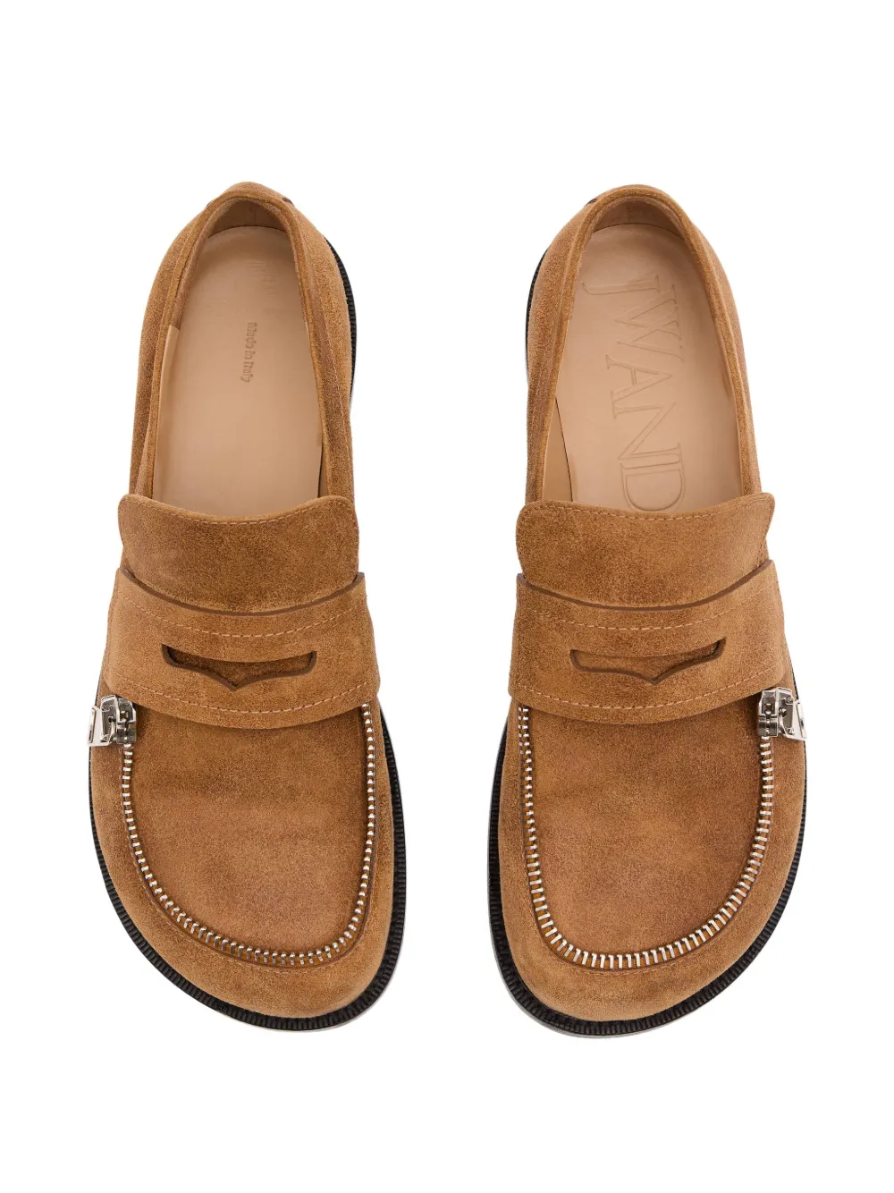 JW Anderson Biker loafers Neutrals