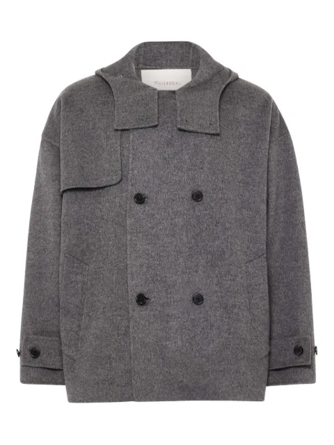 JW Anderson двубортная куртка с капюшоном