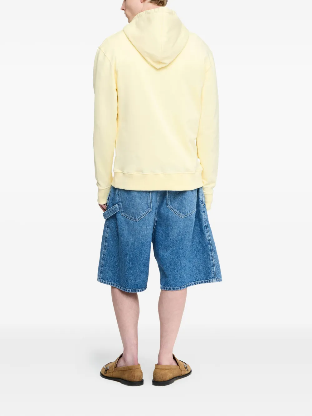 JW Anderson Hoodie met geborduurd logo Geel
