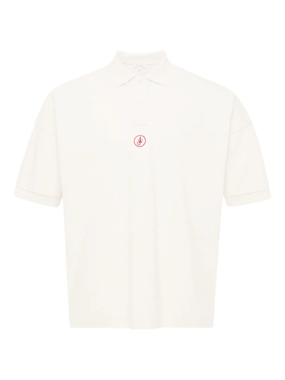 JW Anderson Poloshirt met geborduurd logo Beige