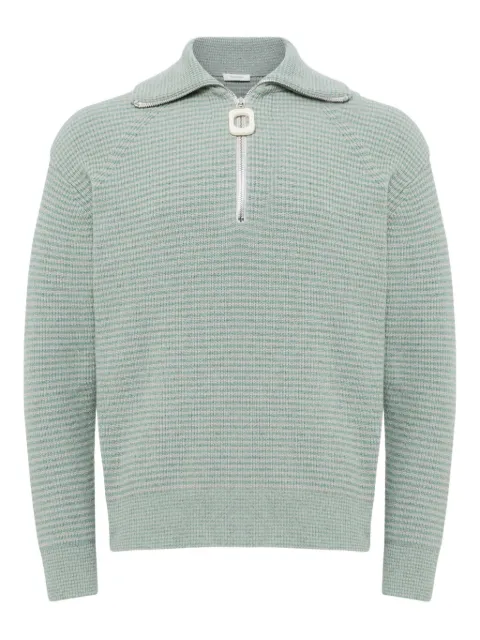 JW Anderson half-zip waffle-knit sweater