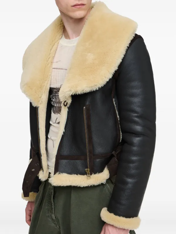 JW Anderson シアリングジャケット | ブラウン | FARFETCH JP