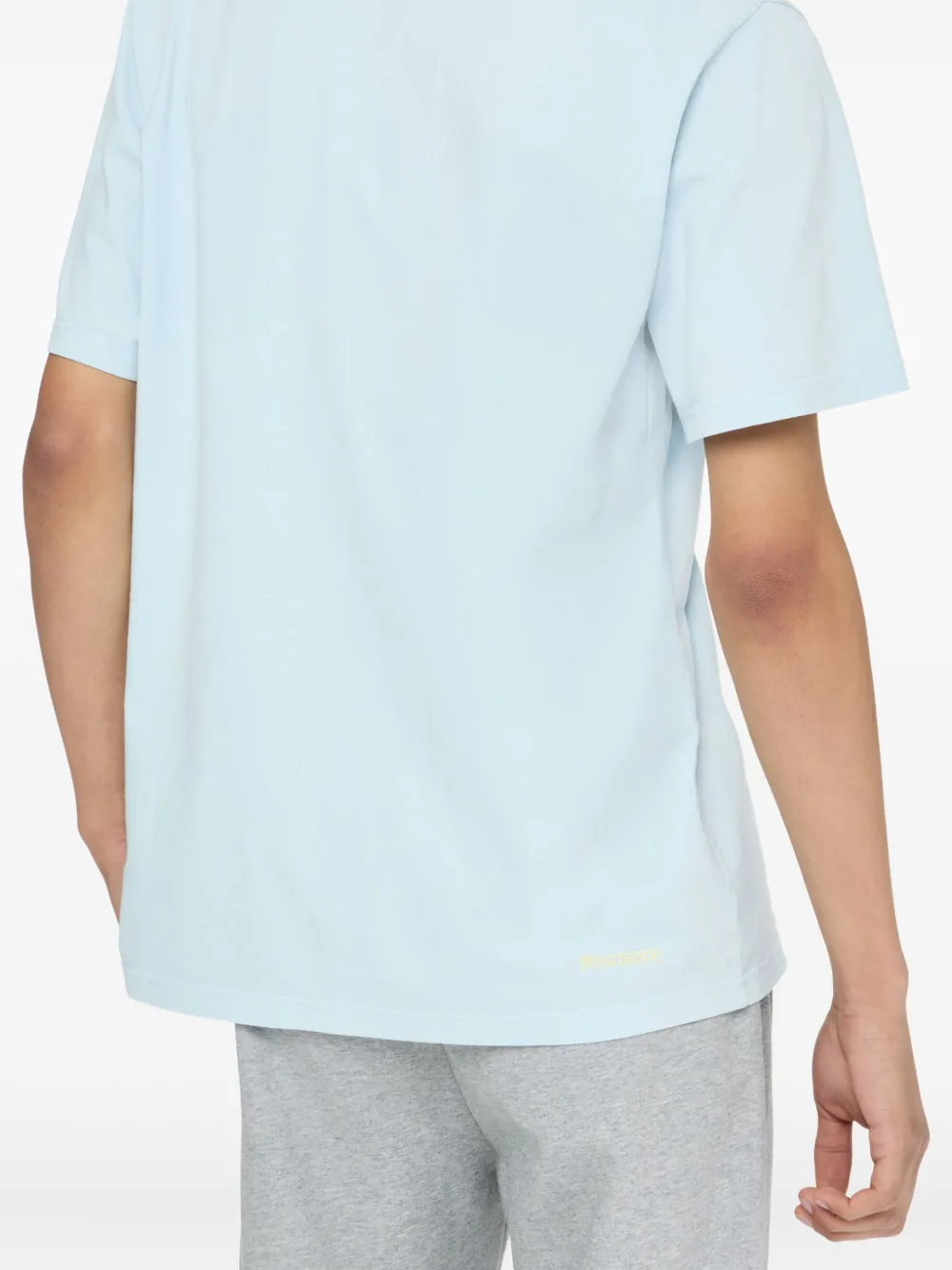 JW Anderson T-shirt met geborduurde theepot Blauw