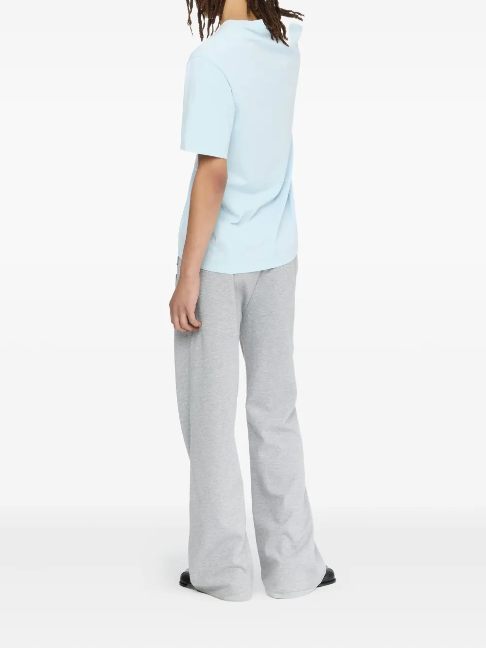 JW Anderson T-shirt met geborduurde theepot Blauw