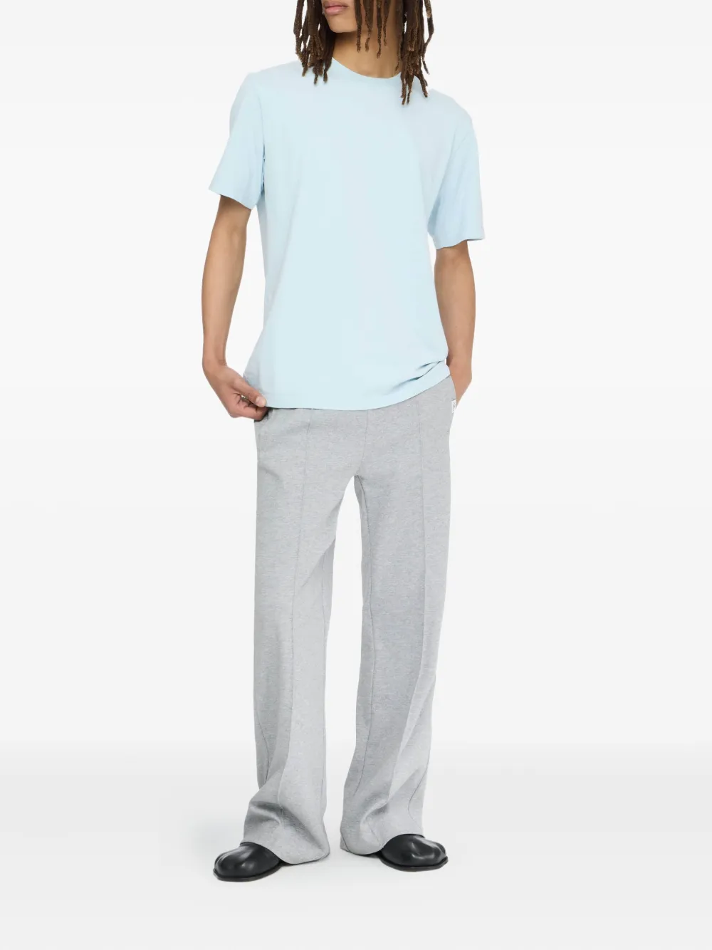 JW Anderson T-shirt met geborduurde theepot - Blauw