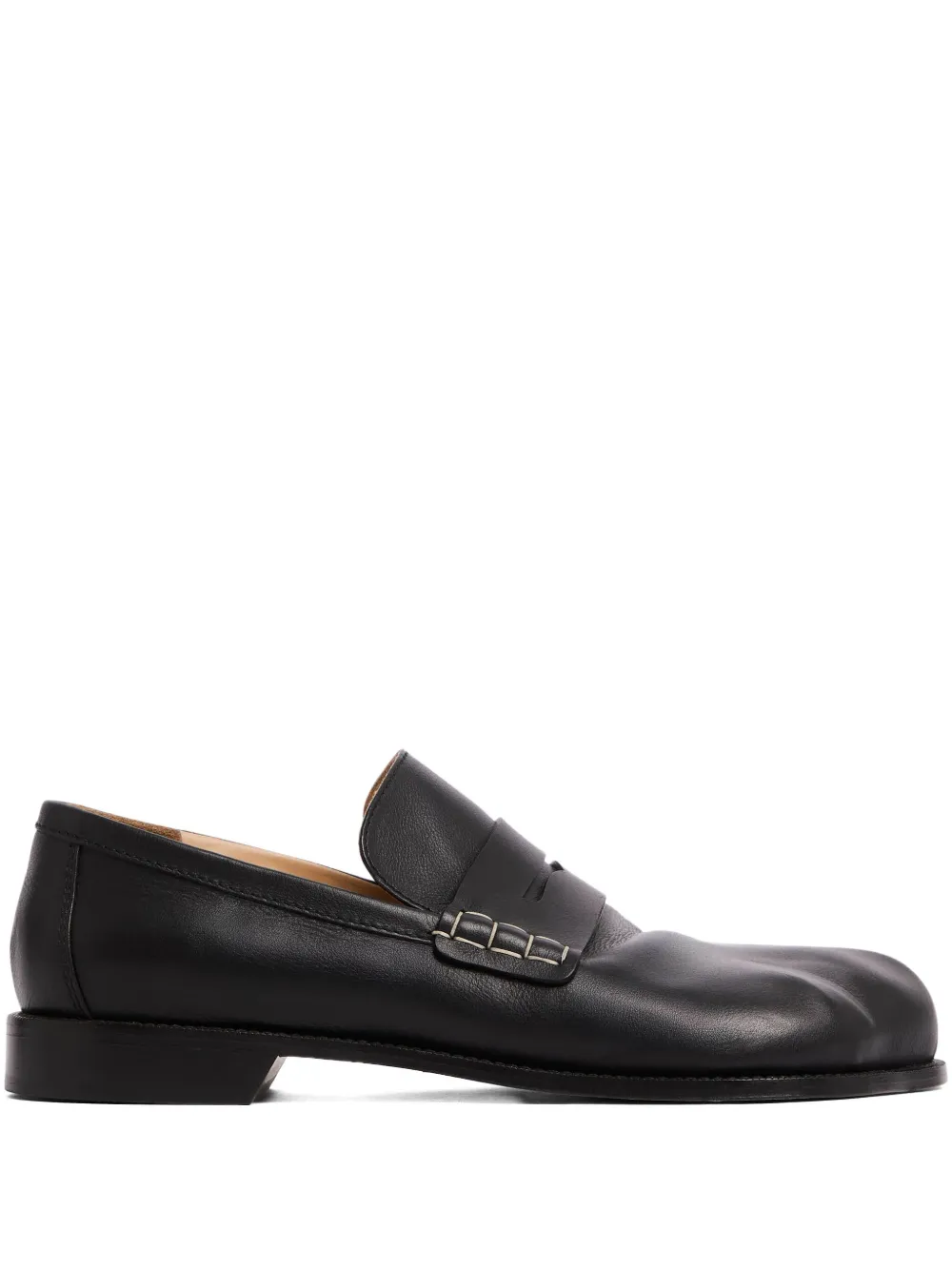 JW Anderson Leren loafers Zwart