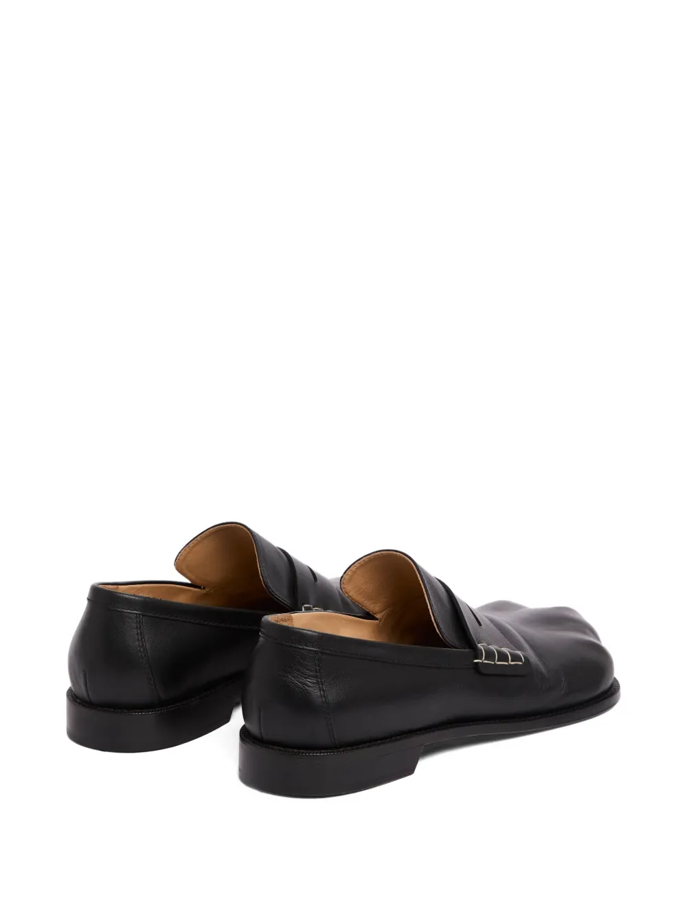JW Anderson Leren loafers Zwart