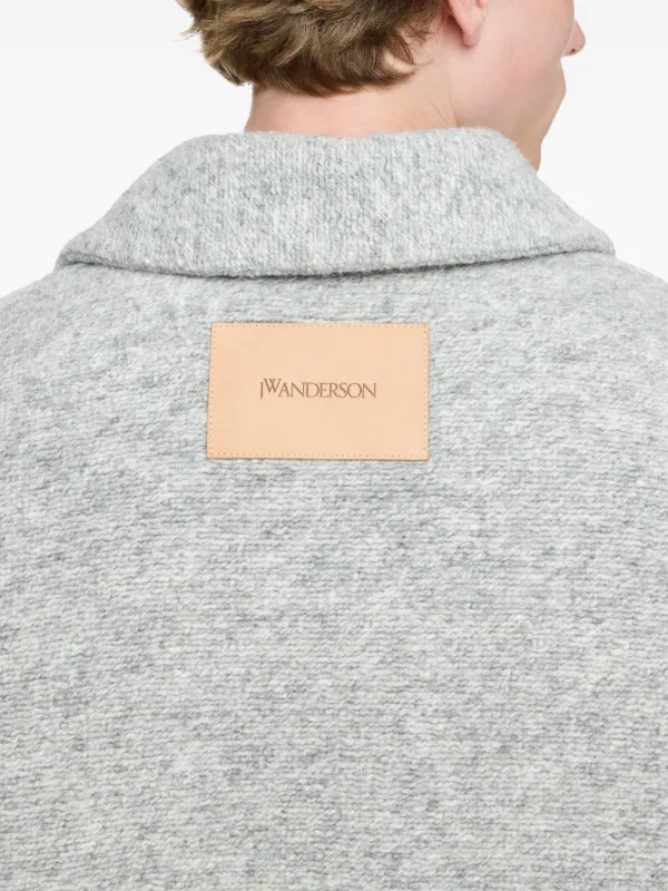 JW Anderson ジップアップ フリースジャケット | グリーン | FARFETCH JP