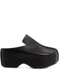 JW Anderson platform leather mules - Black