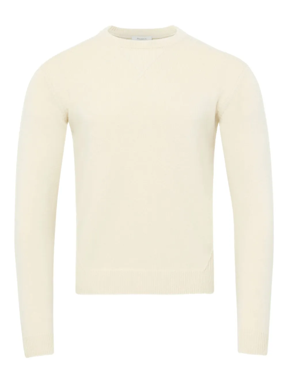 JW Anderson ribbed-trim crew-neck sweater Wit