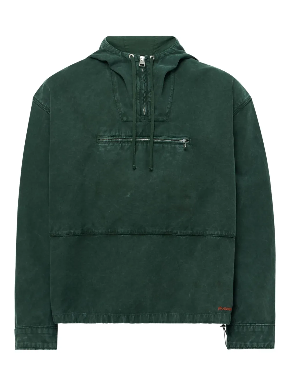 JW Anderson drawstring hooded jacket | Green | Image 1
