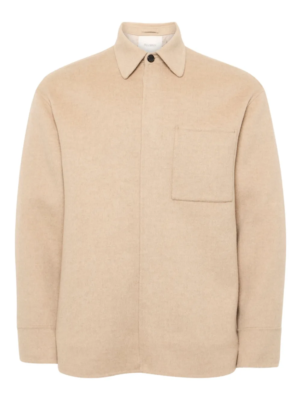 JW Anderson Shirtjack met opgestikte zak Beige