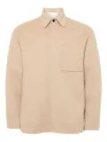 JW Anderson patch-pocket shirt jacket - Neutrals