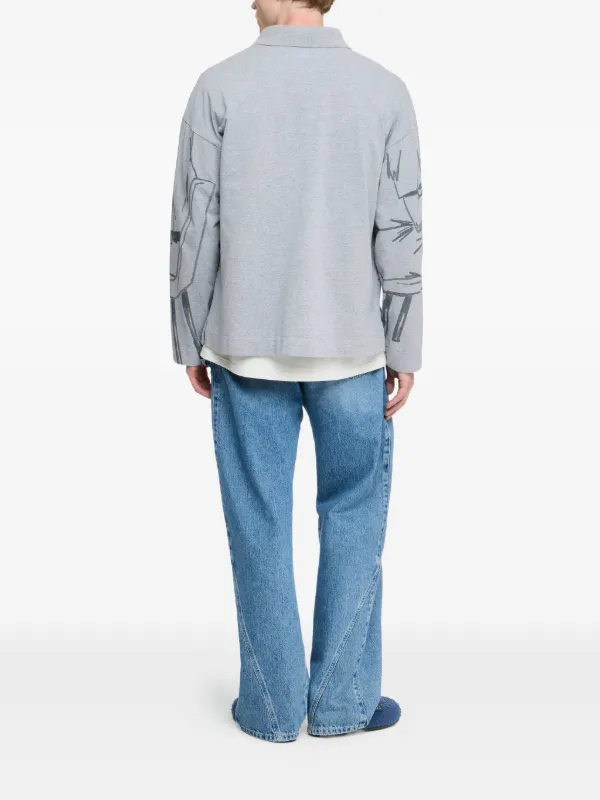 JW ANDERSON SWEAT Sサイズ Sweat Oversized Full-Zip Hoodie | UNIQLO US