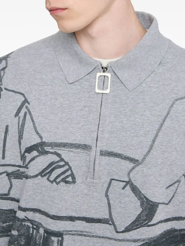 JW ANDERSON SWEAT Sサイズ Sweat Oversized Full-Zip Hoodie | UNIQLO US