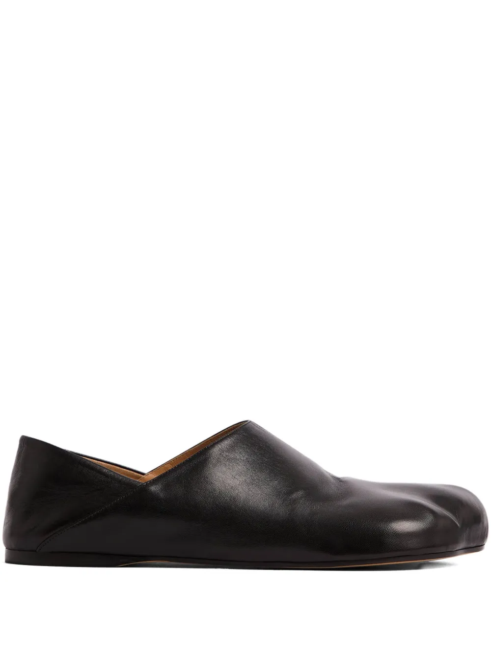 JW Anderson leather loafers Black
