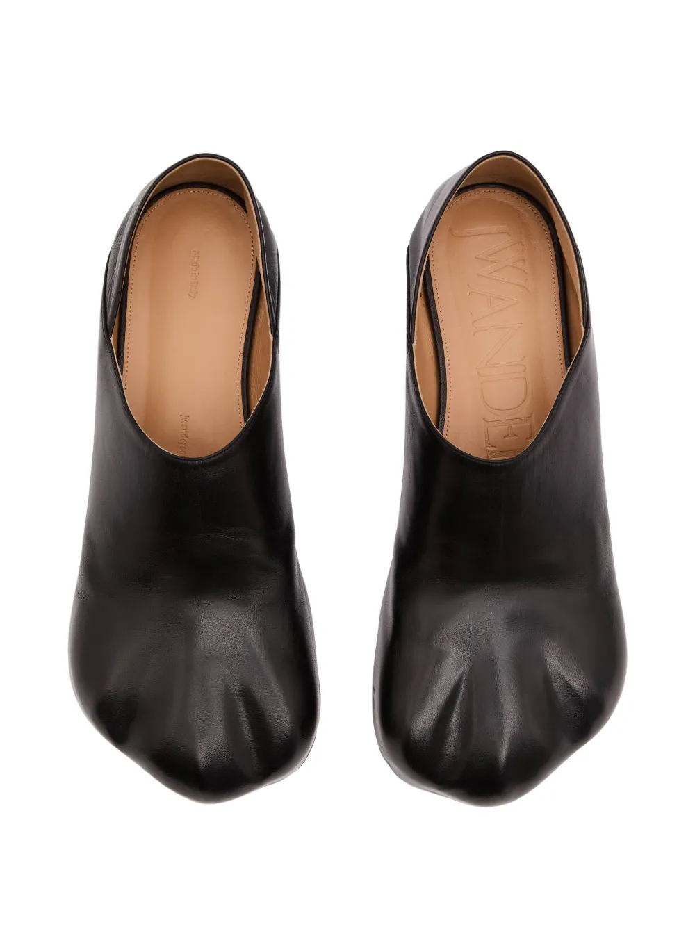 JW Anderson leather loafers Black