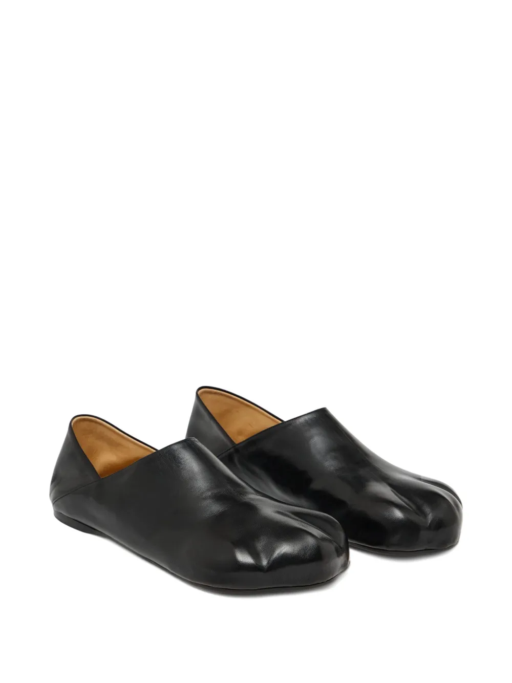 JW Anderson leather loafers Black