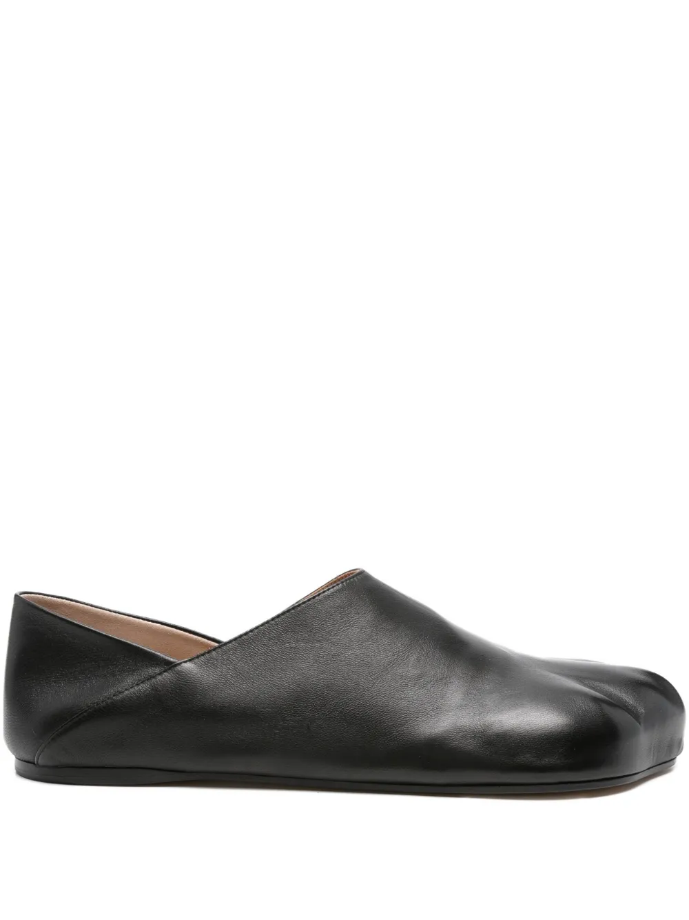 JW Anderson leather loafers Black