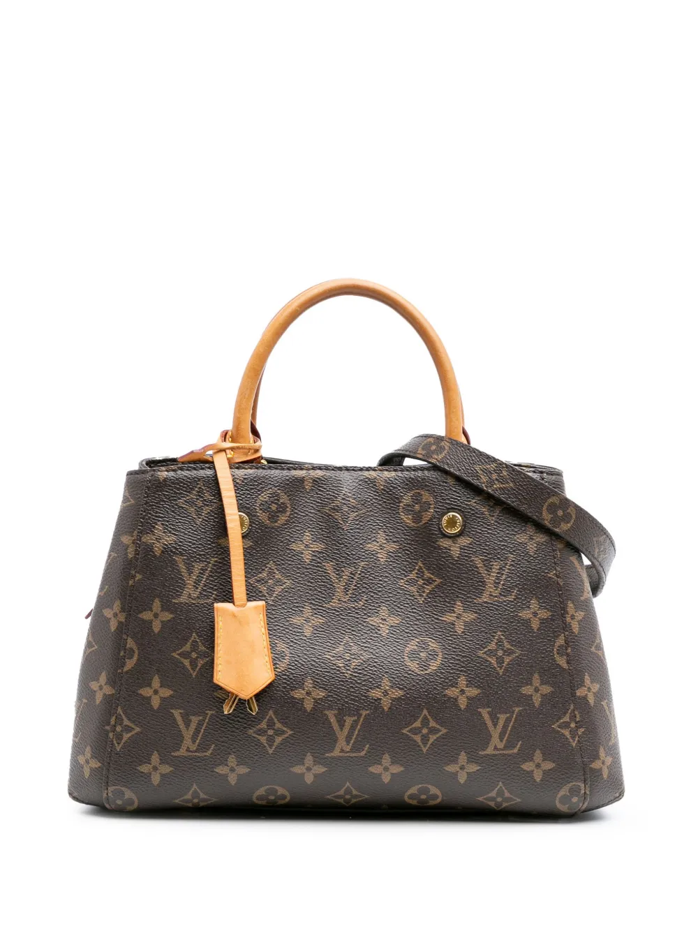 Louis Vuitton Pre-Owned 2017 Monogram Montaigne BB satchel | Brown | Image 1