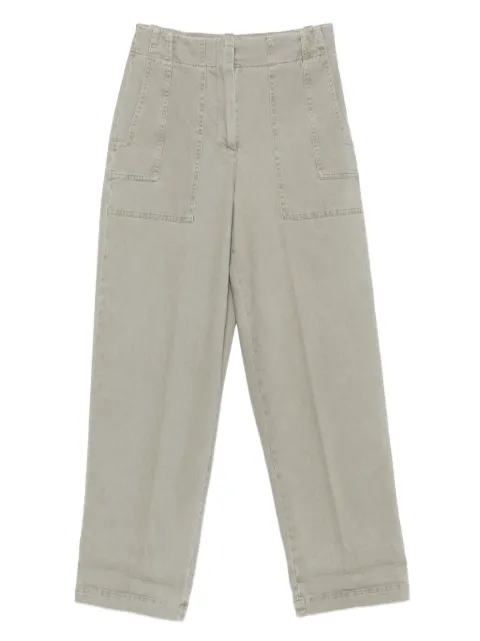 Peserico patch-pockets cropped trousers