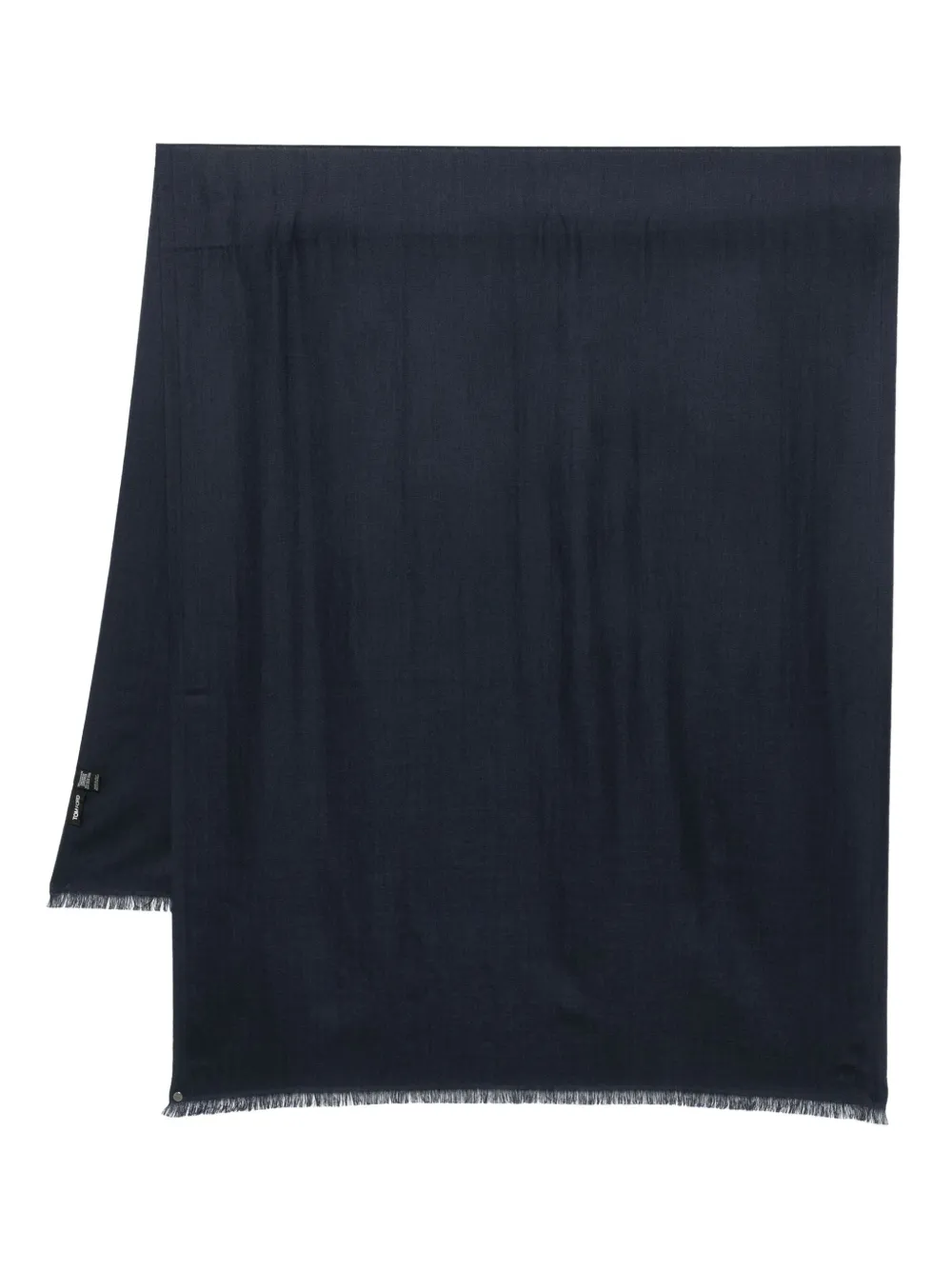 TOM FORD fringed scarf | Blue | Image 1