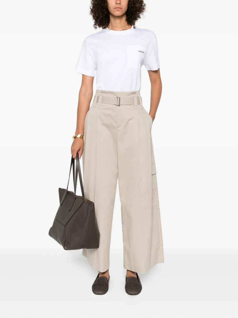 Brunello Cucinelli pocket-detail T-shirt Wit