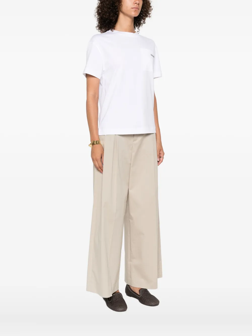 Brunello Cucinelli pocket-detail T-shirt Wit