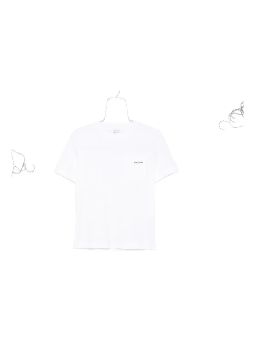 Brunello Cucinelli pocket-detail T-shirt Wit