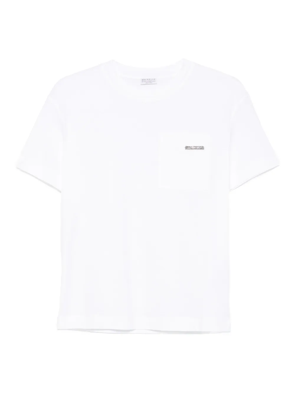 Brunello Cucinelli pocket-detail T-shirt Wit