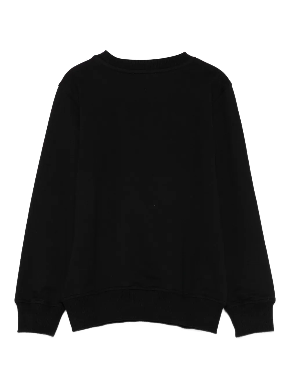 Moschino Kids teddy-embroidered sweatshirt Zwart