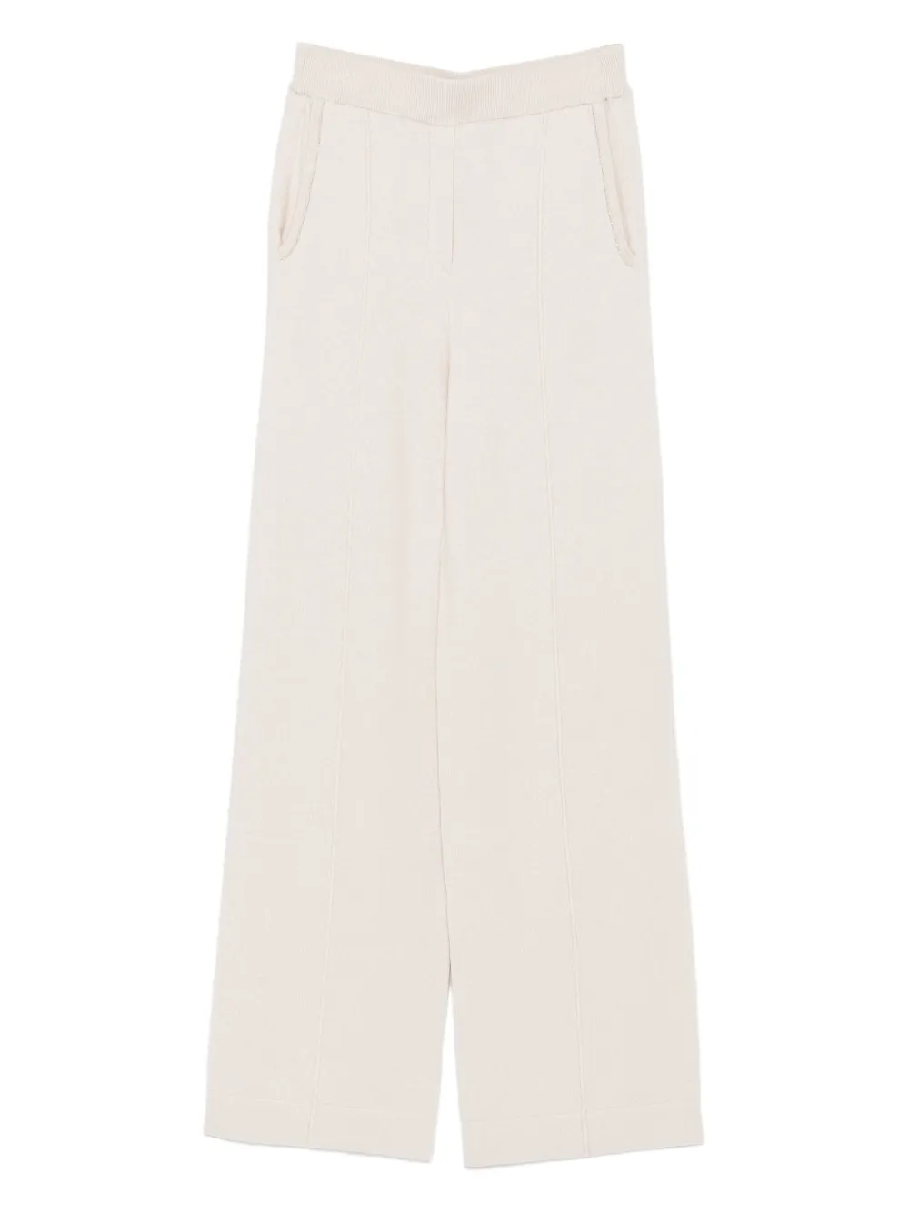 Peserico pocketed straight trousers Beige