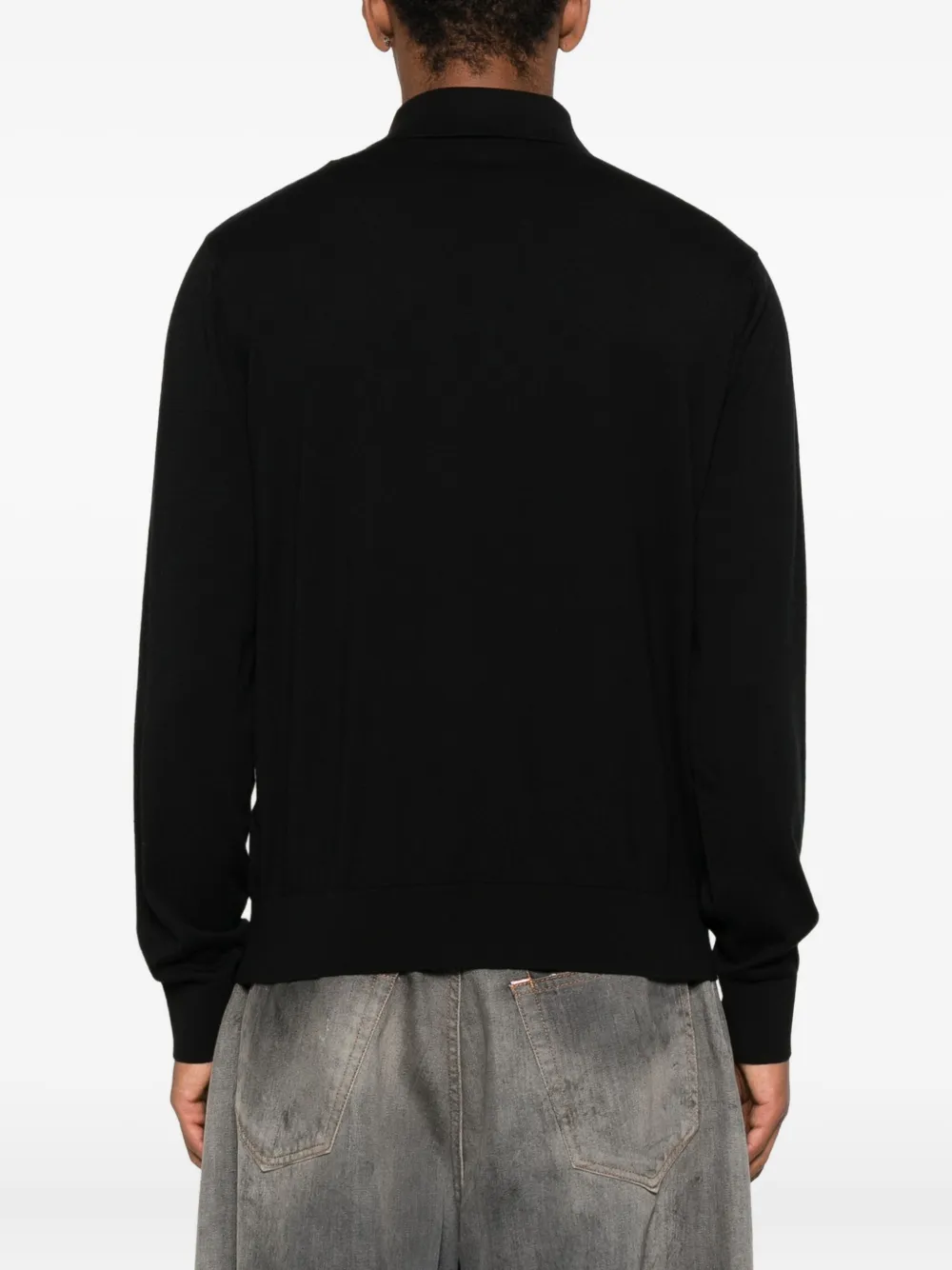 Givenchy Poloshirt met lange mouwen Zwart