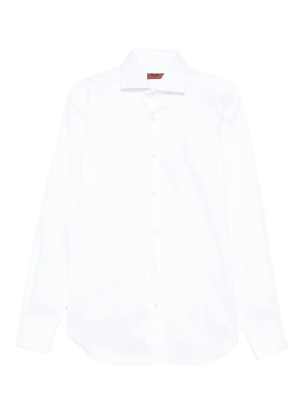 Barba long-sleeve button-down shirt Wit