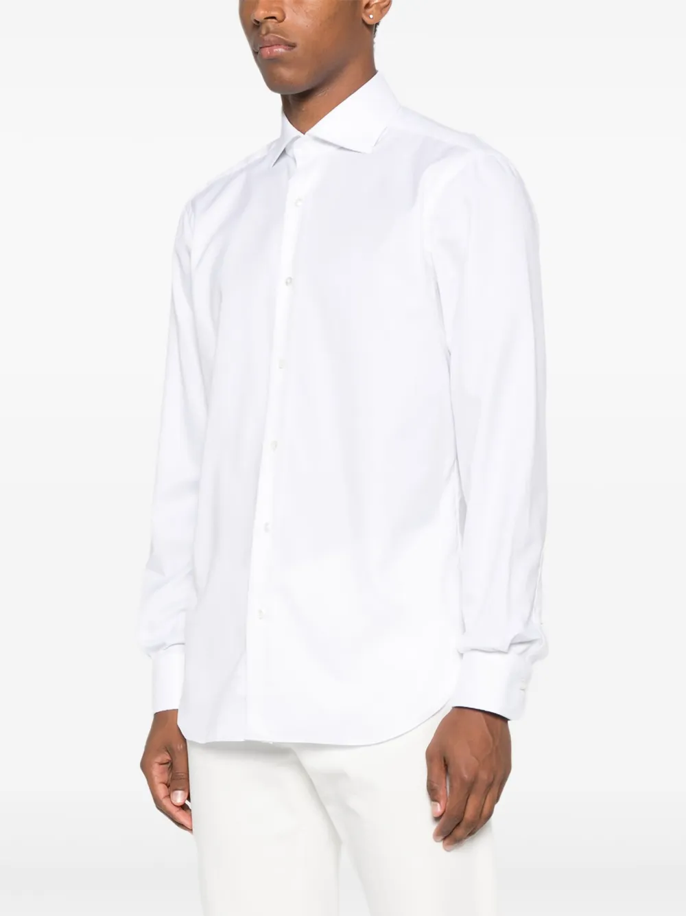 Barba Button-down overhemd Wit