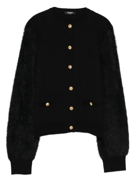 Balmain Kids button-embellished cardigan