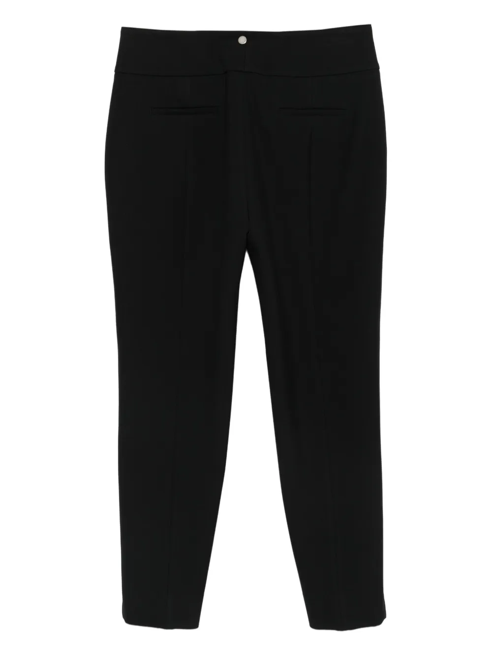 Peserico Straight broek met zakken - Zwart