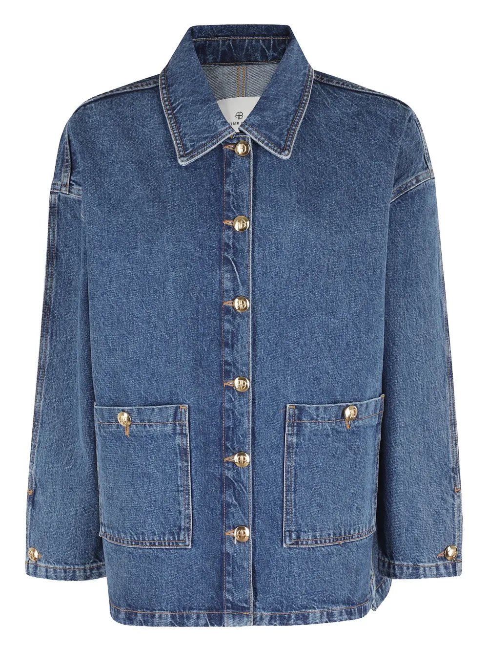 ANINE BING Luca denim jacket - ブルー ANINE BING Luca denim jacket - ブルー