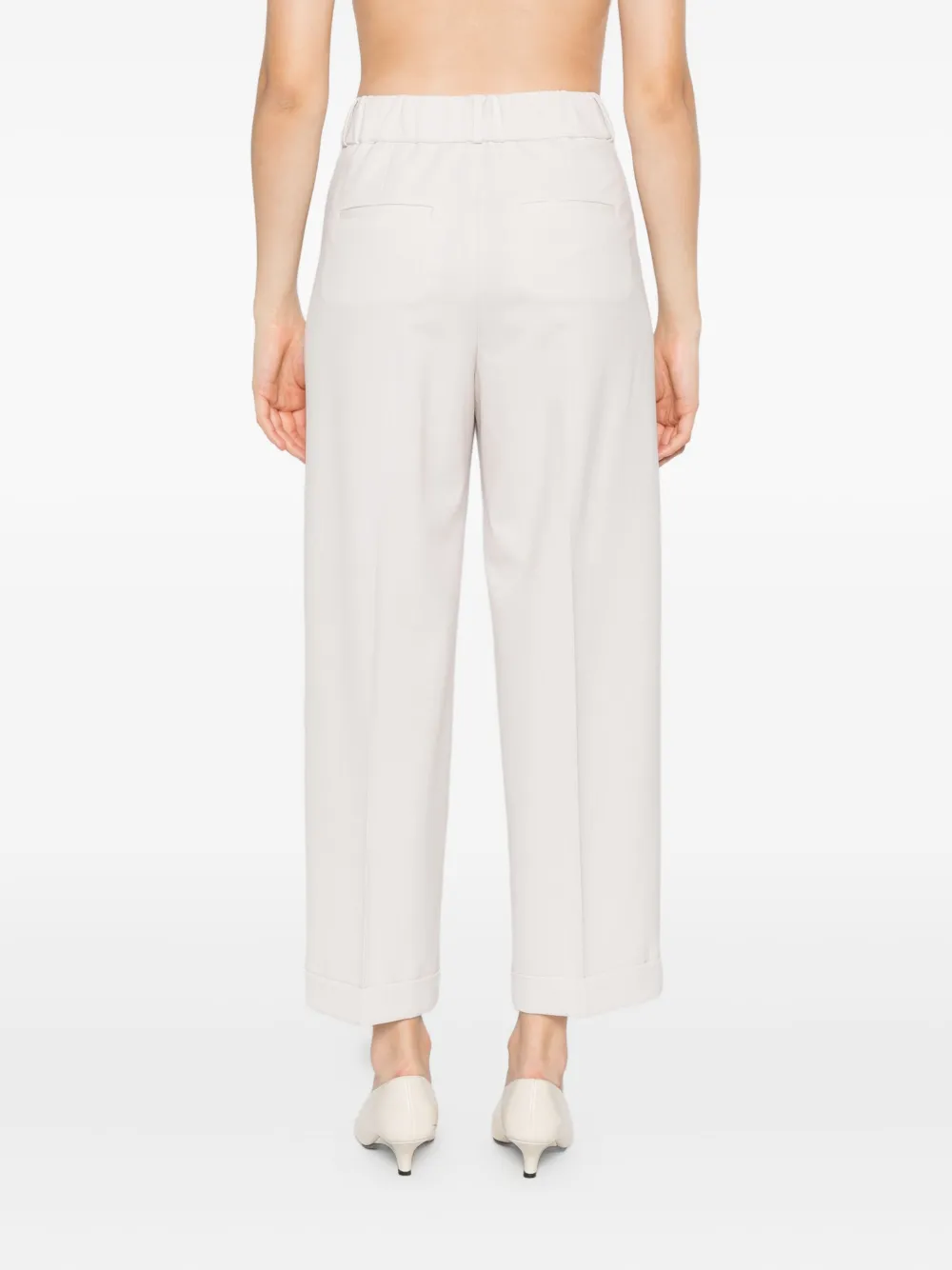 Peserico pleated pocket trousers Beige