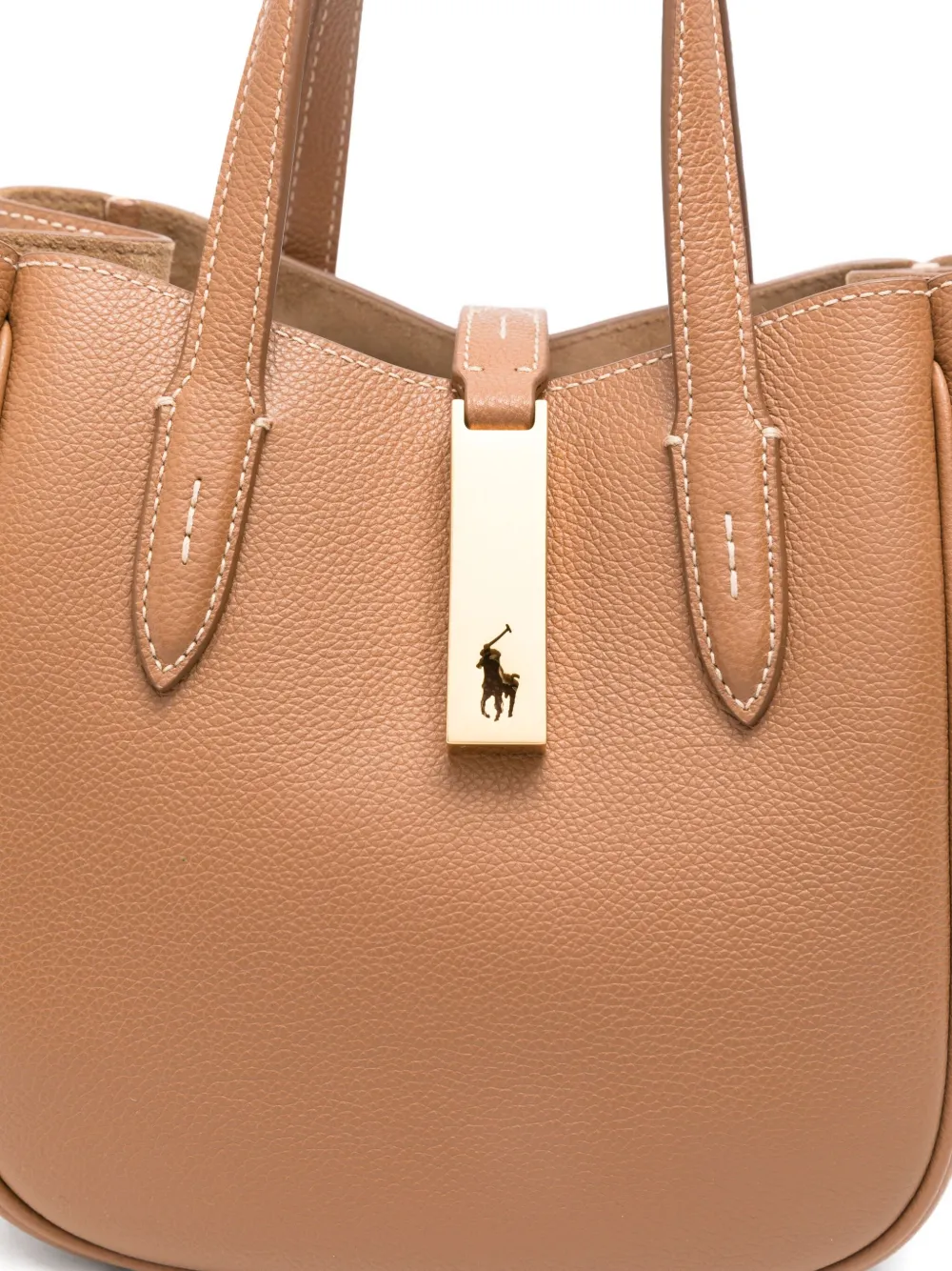 Polo Ralph Lauren Shopper met logoplakkaat Bruin