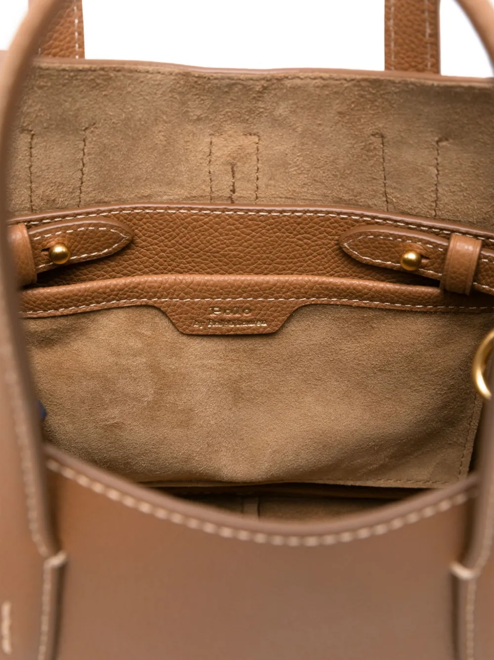 Polo Ralph Lauren Shopper met logoplakkaat Bruin