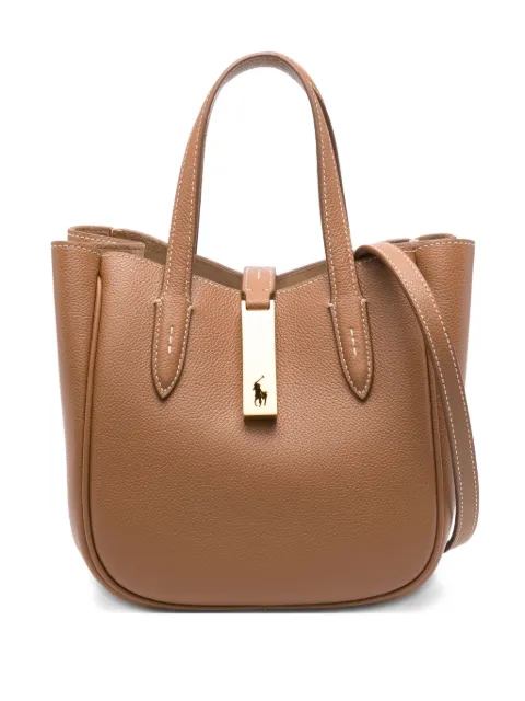 Polo Ralph Lauren medium logo-plaque tote bag