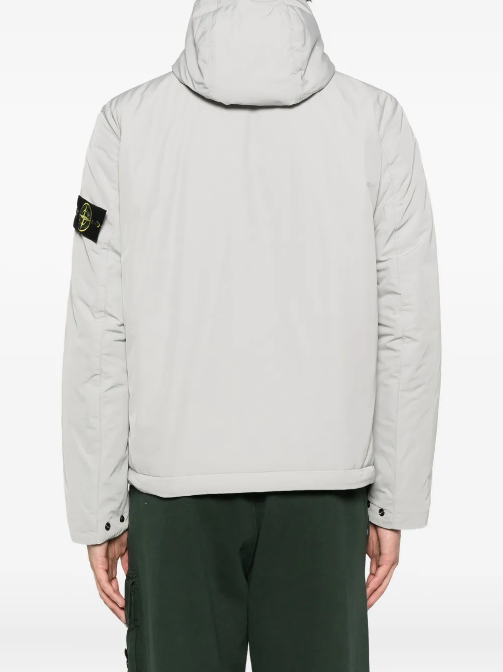 Stone Island 4100047 jack met capuchon en rits Grijs