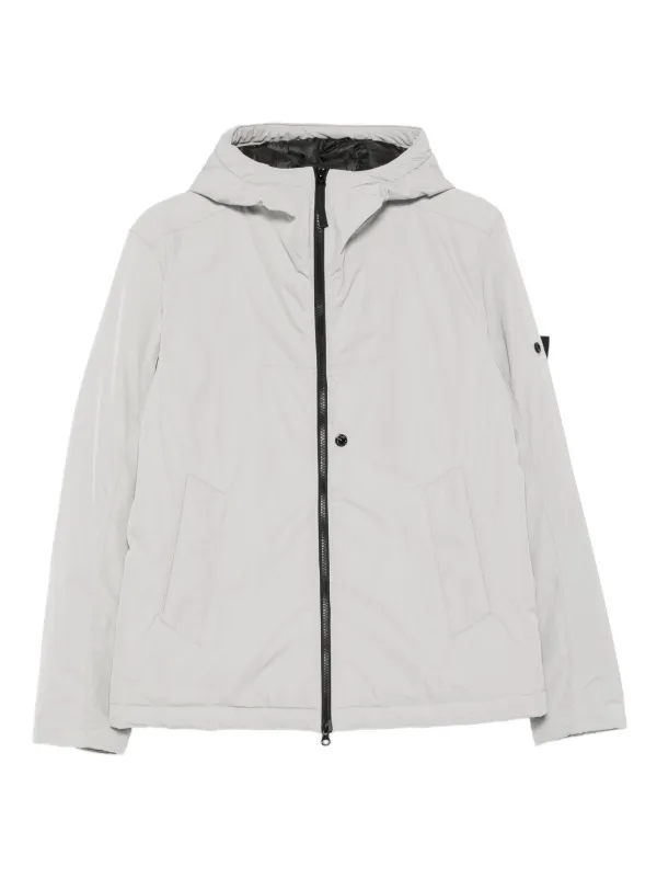 Stone Island 4100047 フーデッドジャケット | グレー | FARFETCH JP