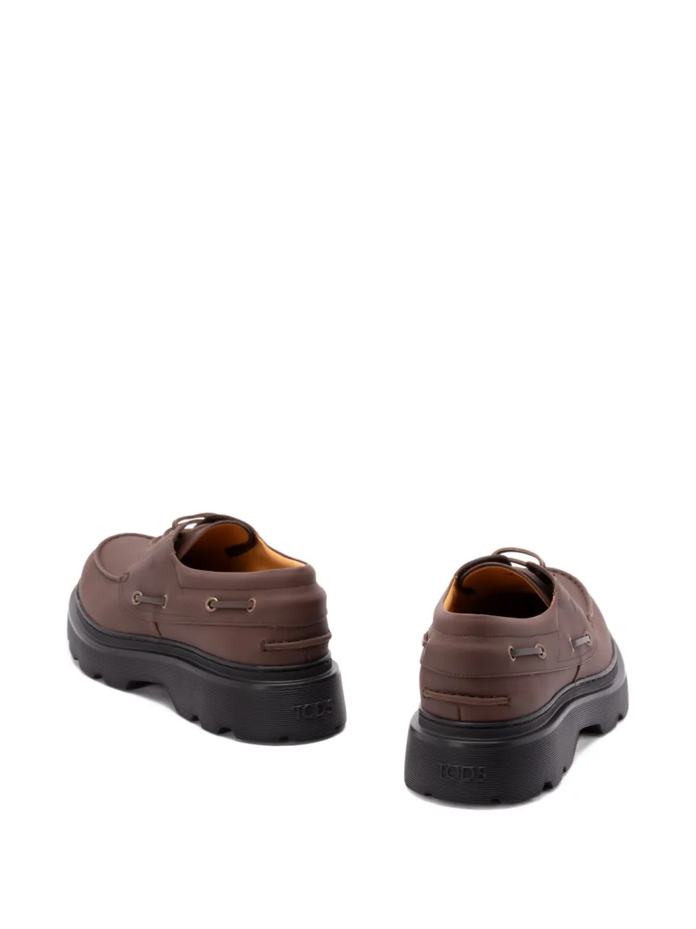 Tod's Leren bootschoenen Bruin