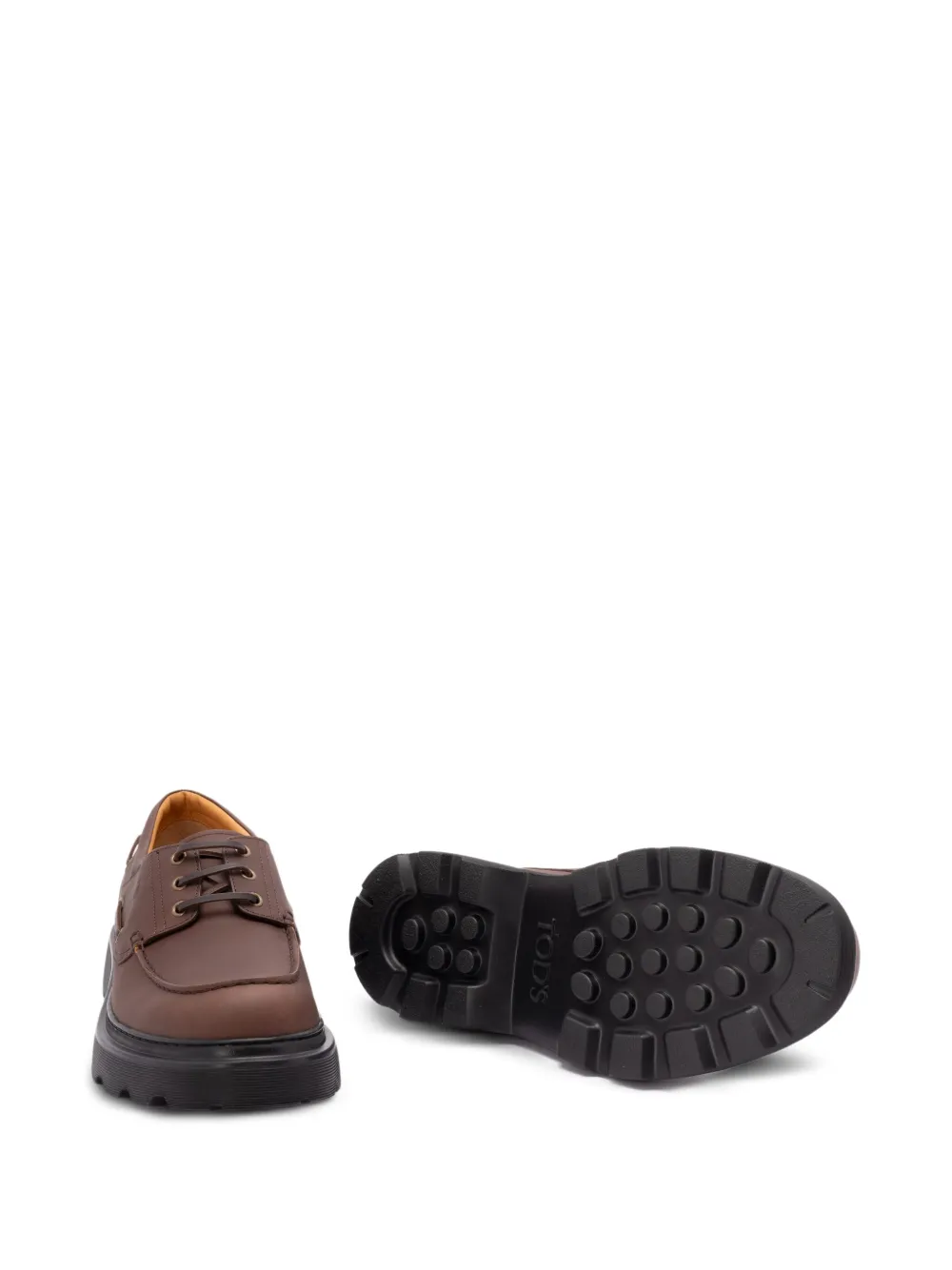 Tod's Leren bootschoenen Bruin
